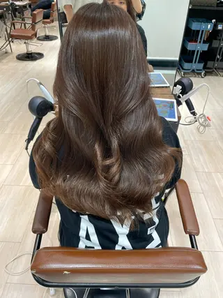 ロング 艶カラー/アレンジ/ はまぐちうみのヘアスタイル