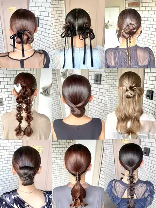 ヘアアレンジ 推し活ヘア＊参列ヘア 💕ゆり🐈🐾のヘアスタイル
