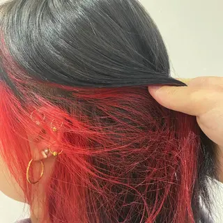 ミディアム カラー BLENDby happiness所属・KAORU/絹髪 /髪質改善/奈良のヘアスタイル