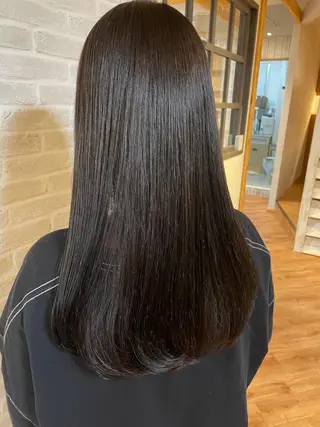 セミロング little×PORTO三宮所属・🧡/艶髪/桑原 拓也/ショート/🧡のヘアスタイル