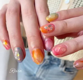 ネイル revia所属・ERI Nailistのネイルデザイン