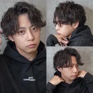 ミディアム パーマ ヒロ銀座所属・ヒロ銀座 KENSHOのヘアスタイル