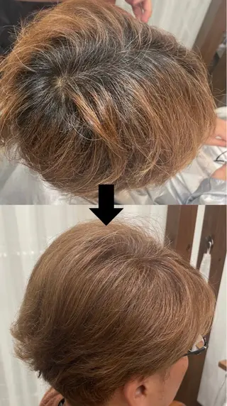 カラー メンズ ルシア東三国店所属・akane 東三国のヘアスタイル