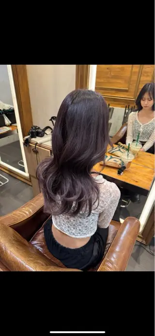 ロング 矢津田 侑のヘアスタイル