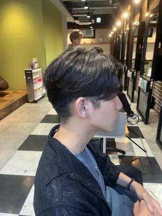 ミディアム パーマ 🎧メンズパーマ特化 /RUI🎧のヘアスタイル