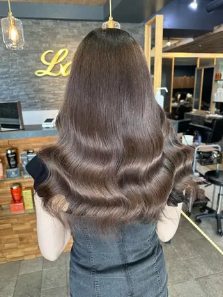 ロング 横浜Lapisあゆみ 艶髪/シールエクステのヘアスタイル