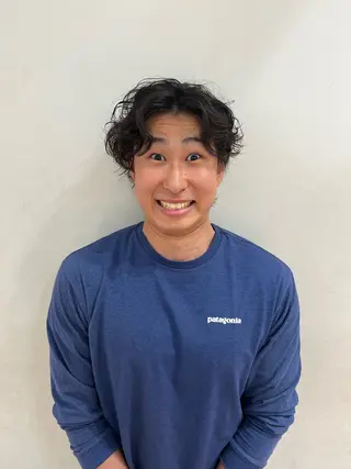 パーマ メンズ 荒川 三希のヘアスタイル
