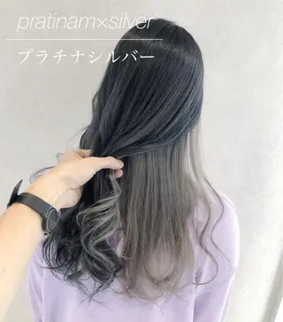 ロング カラー シールエクステ/渋谷 /ギャル/LIALAのヘアスタイル