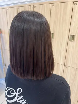 セミロング カラー 木幡 響のヘアスタイル