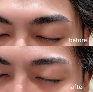 アイブロウ 透明感カラー/顔周り カット/レイヤーにかのヘアスタイル