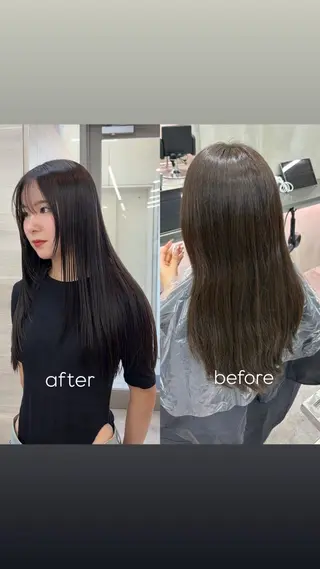 ロング カラー The Path ARENのヘアスタイル
