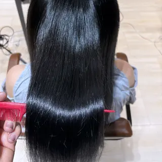 セミロング カラー 🤍艶髪透明感 カラー/直井優花🤍のヘアスタイル