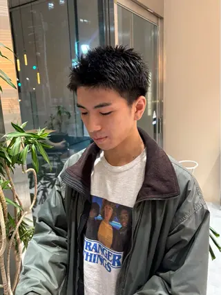 メンズ 風香🪼レイヤー /透明感カラーのヘアスタイル