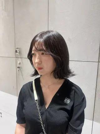 ミディアム Rino🎀/盛れる 顔周りカット🪽✩のヘアスタイル