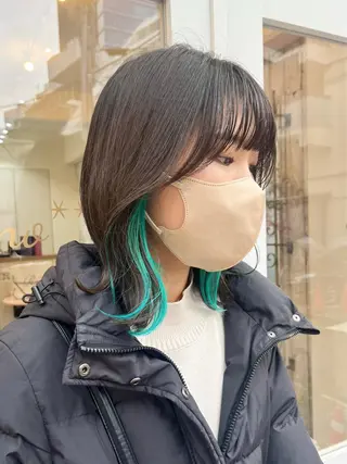 ミディアム カラー 髪質改善カラー☆ ヘアアレンジmiyuのヘアスタイル