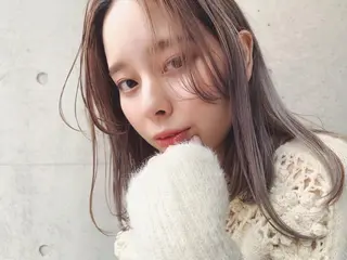 セミロング カラー 上川 美幸のヘアスタイル