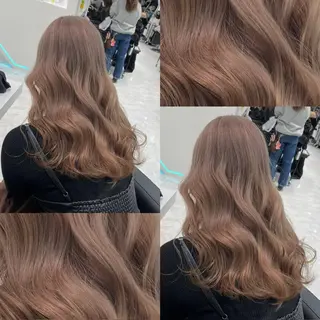 セミロング カラー 艶髪グレージュ特化/ CHIKARAのヘアスタイル