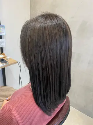 ミディアム カラー hair&eyelash Truth所属・名古屋市北区/黒川/ Truth上谷綾子のヘアスタイル