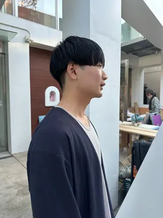 メンズ REINA☁️透明感 カラー/ぷつっと♡のヘアスタイル