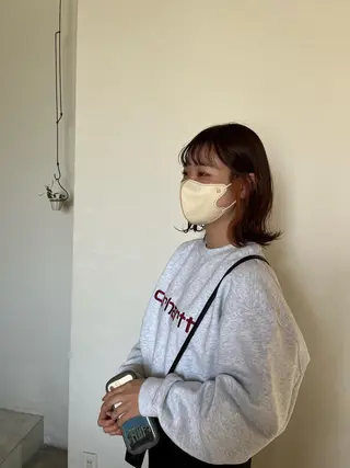 ミディアム カラー 前川 華恋 / room3のヘアスタイル