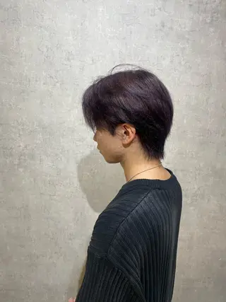 カラー メンズ 竹内 風舞のヘアスタイル