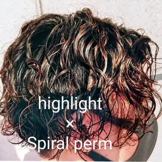 メンズ カラー パーマ 【メンズ専門】 田口雄也のヘアスタイル