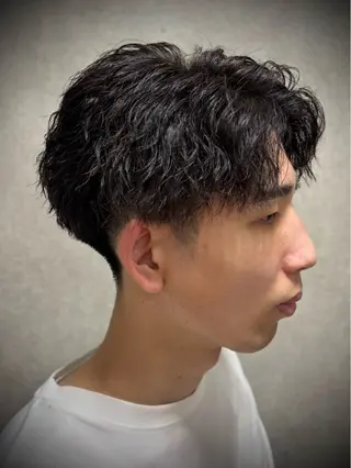 ショート パーマ ヘアアレンジ メンズ JADE with AKROS所属・JADEwith AKROS✨サヤカのヘアスタイル