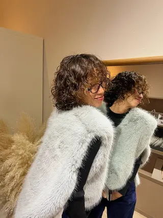 パーマ 櫻井 莉子のヘアスタイル