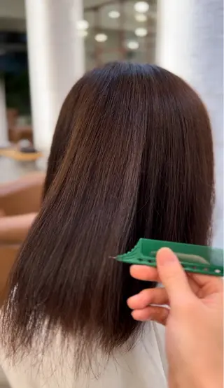 ミディアム AMBERGLEAM Hair&Cloth Yoga所属・Ryo☘縮毛矯正/ パーマ/ブリーチ/のヘアスタイル