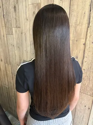 ロング 🌳武田藍花🕊️ 髪質改善 縮毛矯正のヘアスタイル