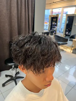 パーマ メンズ パーマ特化美容師 茂木広幸のヘアスタイル