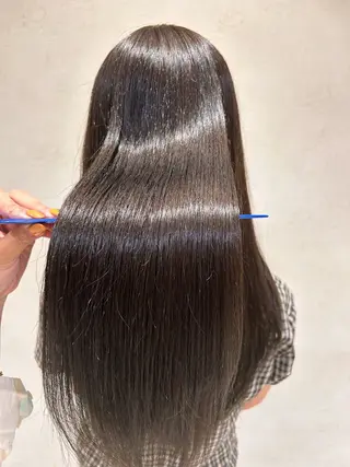 ロング カラー 透明感カラー/艶髪/ 似合わせカラーのヘアスタイル