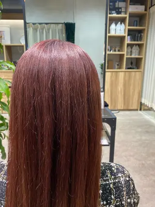 ロング 大久保 優香のヘアスタイル