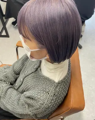 ショート カラー 🧸ミルクティー🧸 kousei🧸のヘアスタイル