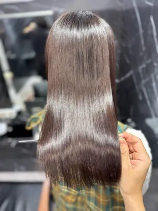 セミロング JIN|乾かしただけ 美髪矯正本格髪質改善のヘアスタイル