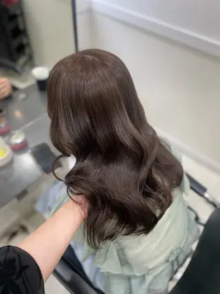 セミロング 🤍韓国トレンド ヘア🤍miku🤍のヘアスタイル