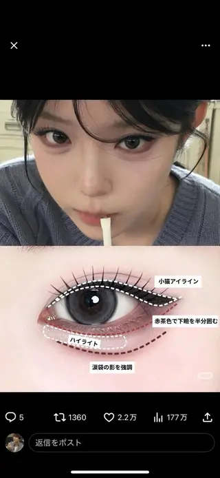 松本 琉衣のヘアスタイル