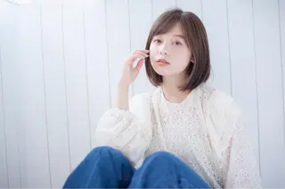 ミディアム カラー 🎀カットモデル募集 🎀Ash池袋‐ひなのヘアスタイル