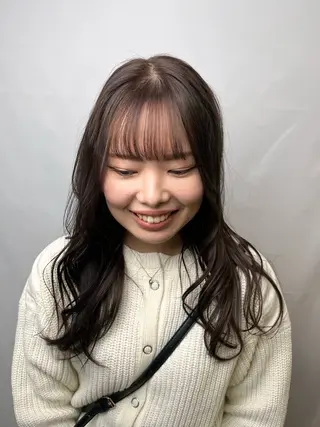 ロング カラー 松尾 乾伸のヘアスタイル