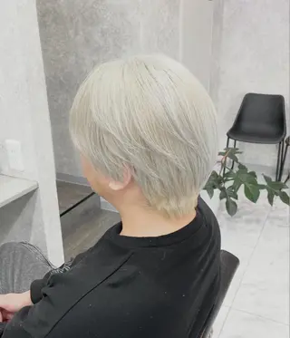 ショート 🦋ハイトーン🦋 石山 希理🦋のヘアスタイル