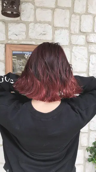 ショート カラー パーマ ヘアアレンジ OAK  兵庫所属・OAK 兵庫のヘアスタイル