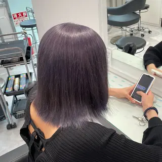 ミディアム カラー 暖色🩷透明感カラー ♡Maika♡のヘアスタイル