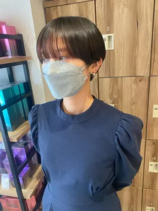 ショート カラー パーマ指名No1 /namiのヘアスタイル