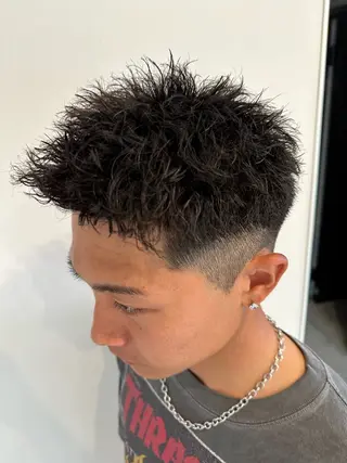 ショート メンズ メンズ専門美容師／ メンズパーマ／森口のヘアスタイル