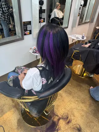 ミディアム EDeN Yurinaのヘアスタイル