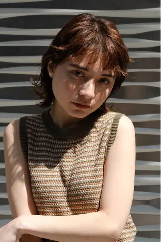 ミディアム カラー AVANCE京橋所属・ハイトーンヘア/ 島崎　タクミのヘアスタイル