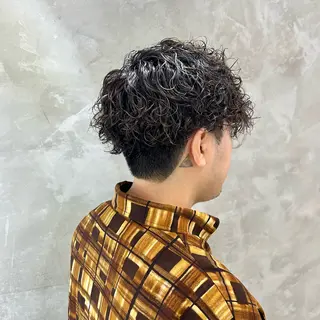 パーマ 透明感カラー/メンズ /ボブKanna🪄のヘアスタイル