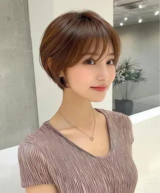 ショート nex the salon coall所属・🫧似合わせショート イシダ🫧のヘアスタイル