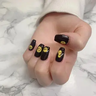 ネイル はな💎ネイル ワンホン、長さ出しのネイルデザイン