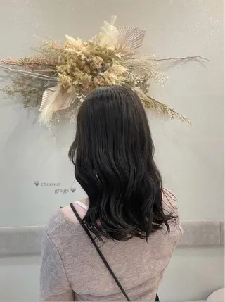 セミロング カラー 穴吹 涼のヘアスタイル